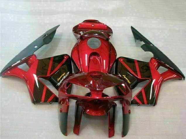 2005-2006 Red Black Honda CBR600RR Bike Fairings