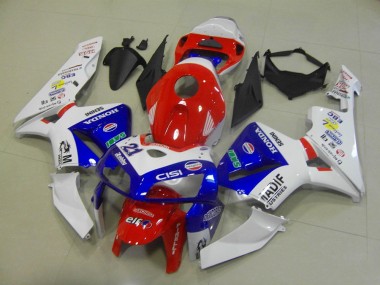 2005-2006 White Red Blue Madif Honda CBR600RR Motorcycle Fairings