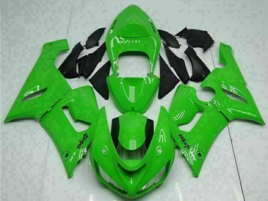 2005-2006 Green Kawasaki ZX6R Motorcycle Fairing