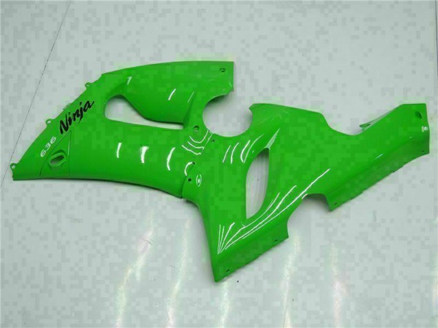 2005-2006 Green Kawasaki ZX6R Motorcycle Fairing