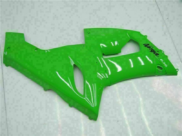 2005-2006 Green Kawasaki ZX6R Motorcycle Fairing