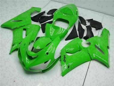 2005-2006 Green Kawasaki ZX6R Motorcycle Fairing