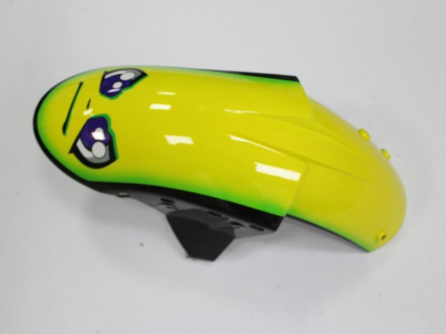 2005-2006 Blue Yellow Black Shark Kawasaki ZX6R Motorcycle Fairings