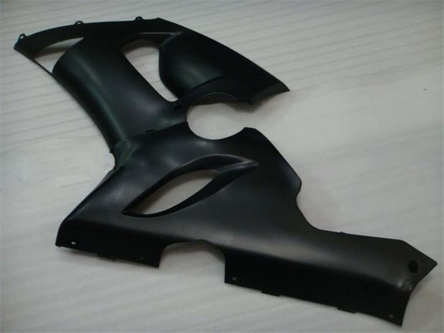 2005-2006 Matte Black Kawasaki ZX6R Motorcycle Fairings