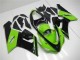 2005-2006 Green Glossy Black Kawasaki ZX6R Motorcycle Fairing