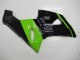 2005-2006 Green Glossy Black Kawasaki ZX6R Motorcycle Fairing