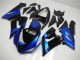 2005-2006 Blue Glossy Black Kawasaki ZX6R Motorcycle Fairing Kits