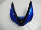 2005-2006 Blue Glossy Black Kawasaki ZX6R Motorcycle Fairing Kits