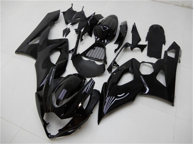 2005-2006 Glossy Black Suzuki GSXR 1000 Motorcycle Fairing Kits