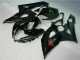 2005-2006 Glossy Black Matte Black Red Suzuki GSXR 1000 Motorcycle Fairing