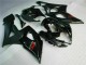 2005-2006 Glossy Black Matte Black Red Suzuki GSXR 1000 Motorcycle Fairing