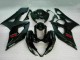 2005-2006 Glossy Black Matte Black Red Suzuki GSXR 1000 Motorcycle Fairing