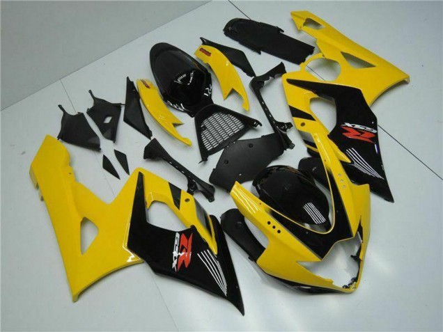 2005-2006 Yellow Glossy Black Red Suzuki GSXR 1000 Motorcycle Fairings