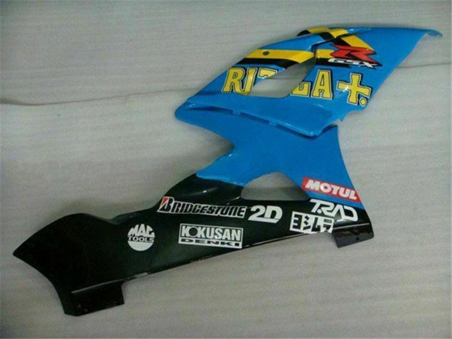 2005-2006 Blue Gold Black Rizla Suzuki GSXR 1000 Motorcycle Fairings