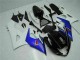 2005-2006 White Blue Glossy Black Suzuki GSXR 1000 Motorcycle Fairing