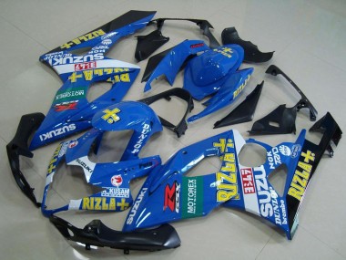 2005-2006 Blue Yellow Red Green Black Rizla Suzuki GSXR 1000 Motorcycle Fairings