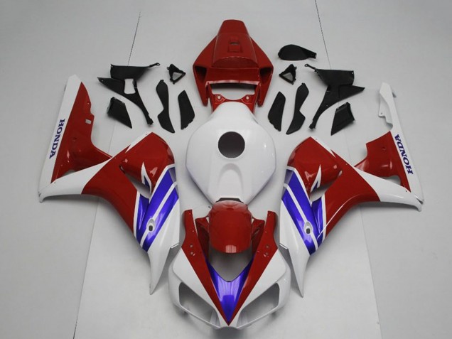 2006-2007 White Red Blue Honda CBR1000RR Motorcycle Fairing