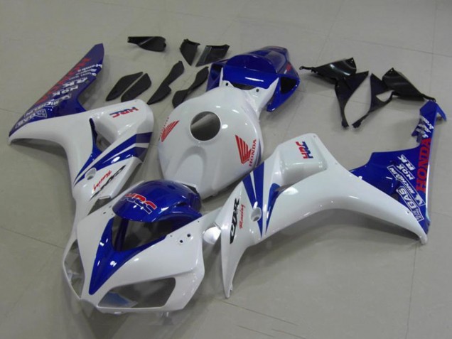 2006-2007 White Blue Red HRC Honda CBR1000RR Motorcycle Fairings