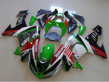 2006-2007 Green Red White Black Motorad Kawasaki ZX10R Motorcycle Fairings