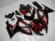 2006-2007 Red Glossy Black Suzuki GSXR 600/750 Motorcycle Fairing
