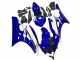 2006-2007 Blue White Black Yamaha YZF R6 Motorcycle Fairings