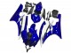 2006-2007 Blue White Black Yamaha YZF R6 Motorcycle Fairings