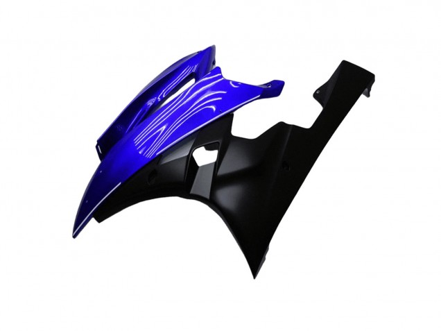 2006-2007 Blue Matte Black Yamaha YZF R6 Motorcycle Fairing