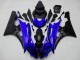 2006-2007 Blue Matte Black Yamaha YZF R6 Motorcycle Fairing