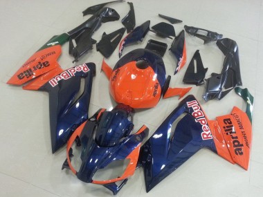 2006-2011 Orange Dark Blue Aprilia RS125 Motorcycle Fairings