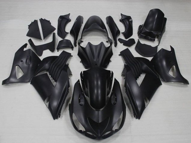 2006-2011 Matte Black Kawasaki ZX14R ZZR1400 Motorcycle Fairings