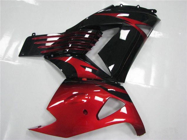 2006-2011 Red Black Kawasaki ZX14R ZZR1400 Motorcycle Fairings