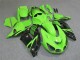 2006-2011 Green Glossy Black Kawasaki ZX14R ZZR1400 Motorcycle Fairing