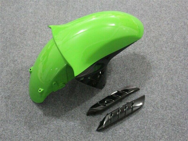 2006-2011 Green Glossy Black Kawasaki ZX14R ZZR1400 Motorcycle Fairing