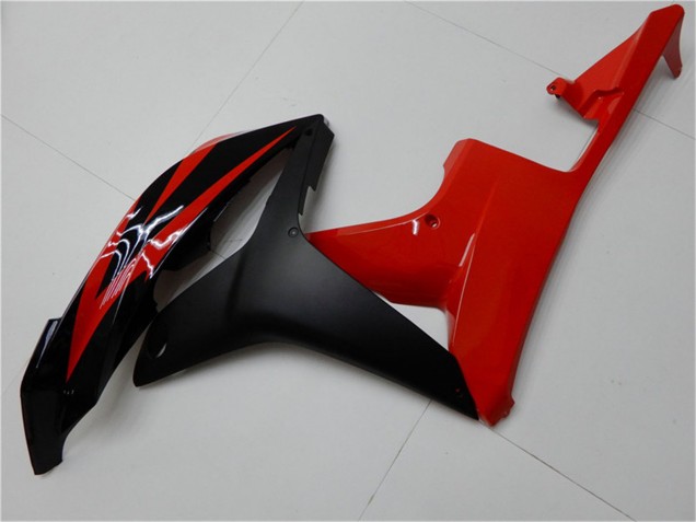 2007-2008 Red Matte Black Honda CBR600RR Bike Fairings