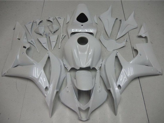 2007-2008 Pearl White Honda CBR600RR Motorcycle Fairings