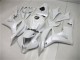 2007-2008 Pearl White Honda CBR600RR Motorcycle Fairings