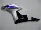 2007-2008 Silver Blue Glossy Black OEM Style Honda CBR600RR Motorcycle Fairings