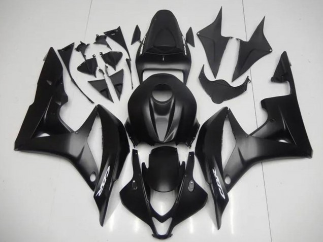 2007-2008 Matte Black Honda CBR600RR Motorcycle Fairing