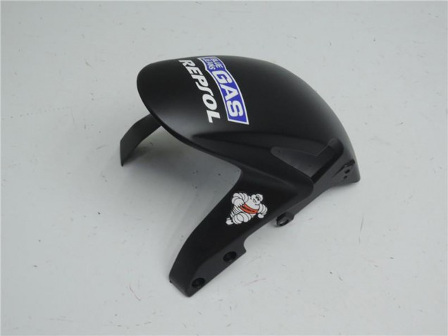 2007-2008 Matte Black Silver Grey Repsol Honda CBR600RR Motorcycle Fairings