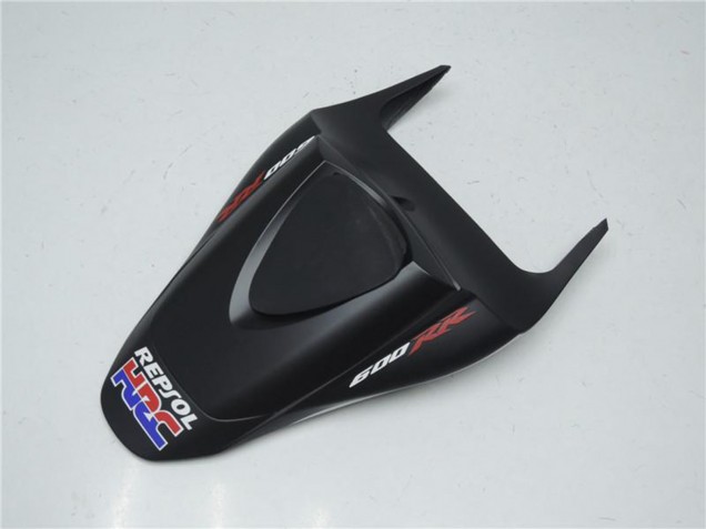 2007-2008 Matte Black Silver Grey Repsol Honda CBR600RR Motorcycle Fairings