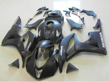 2007-2008 Matte Black Honda CBR600RR Motorcycle Fairings