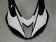 2007-2008 Black White Kawasaki ZX6R Motorcycle Fairings