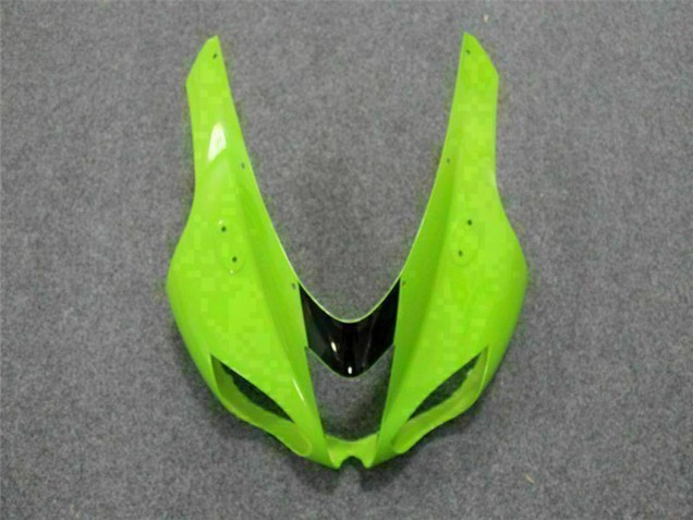 2007-2008 Green Black Kawasaki ZX6R Motorcycle Fairing Kits