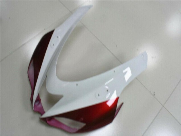 2007-2008 White Black Red Kawasaki ZX6R Motorcycle Fairings