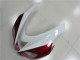 2007-2008 White Black Red Kawasaki ZX6R Motorcycle Fairings