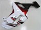 2007-2008 White Black Red Kawasaki ZX6R Motorcycle Fairings