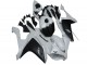 2007-2008 White Matte Black Yamaha YZF R1 Motorcycle Fairing