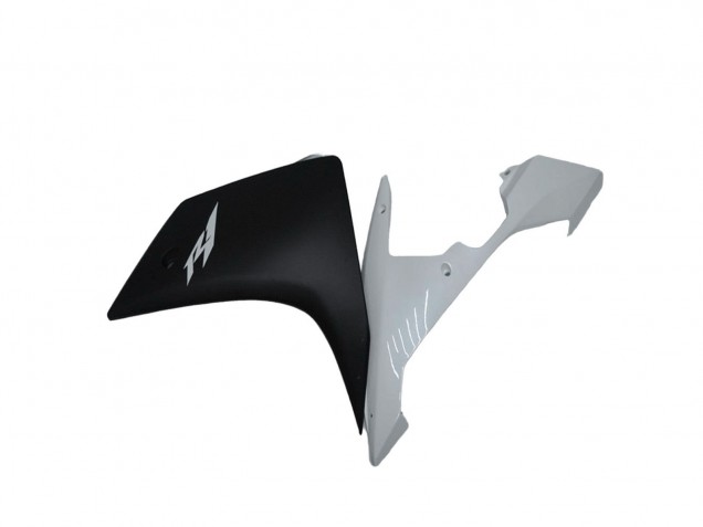 2007-2008 White Matte Black Yamaha YZF R1 Motorcycle Fairing