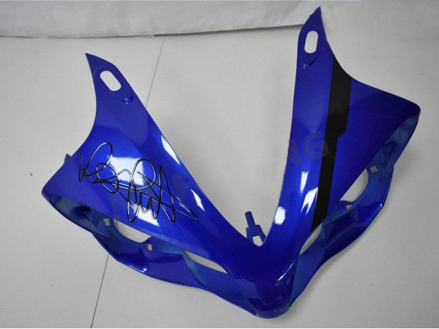 2007-2008 Blue Yellow Black Shark Yamaha YZF R1 Motorcycle Fairings