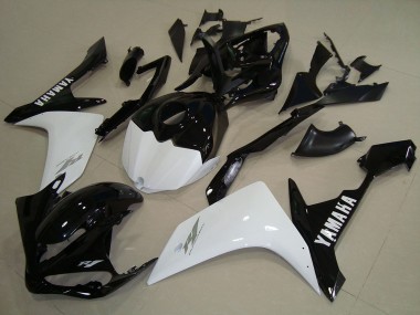 2007-2008 White Black Yamaha YZF R1 Motorcycle Fairings